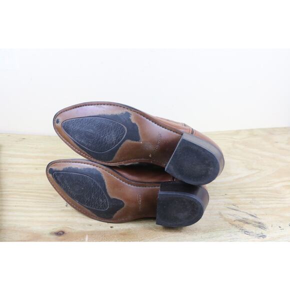Laredo Boots Mens 9.5EE Brown Leather Performance Cowboy Boots Western Pull On main image 12
